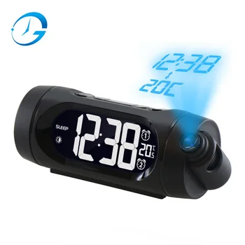 Plastic Black Digital LCD Display Temperature Radio Projection Electronic Alarm Clock Workday Double Luminous Bedroom Sleeping
Plastic Black Digital LCD Display Temperature Radio Projection Electronic Alarm Clock Workday Double Luminous Bedroom Sleeping