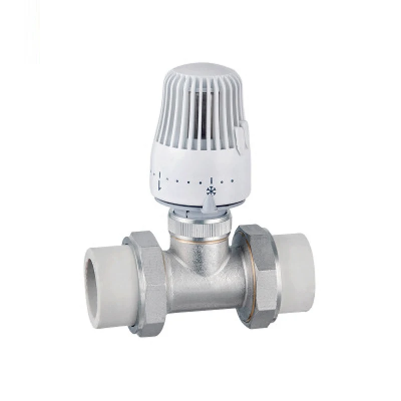 3/4" 1" Brass PPR Thermostatic Radiator Valve Straight Type Automatic Temperature Control Valve Underfloor Heating System
3/4" 1" Brass PPR Thermostatic Radiator Valve Straight Type Automatic Temperature Control Valve Underfloor Heating System