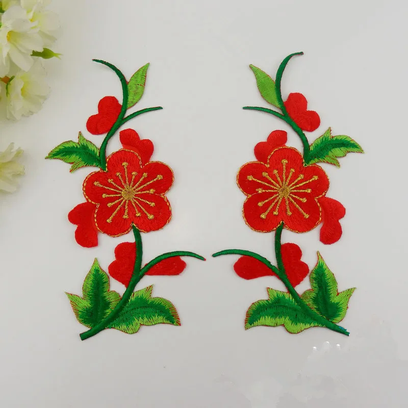 1pair Pink Red Blue Flowers Embroidered Patches Iron on Sticker for clothes Clothing applique DIY Christmas Decorations
1pair Pink Red Blue Flowers Embroidered Patches Iron on Sticker for clothes Clothing applique DIY Christmas Decorations
