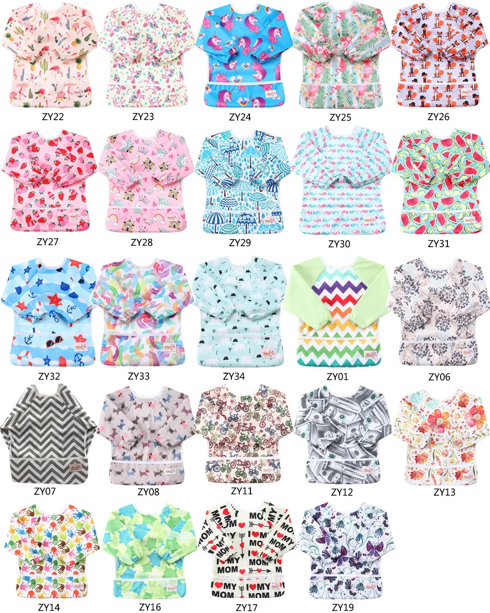 Ohbabyka Waterproof Baby Bibs with Sleeves Baby Pocket Bibs Feeding Clothes Baby Accessories Baberos Bebes Wholesale Pack
Ohbabyka Waterproof Baby Bibs with Sleeves Baby Pocket Bibs Feeding Clothes Baby Accessories Baberos Bebes Wholesale Pack