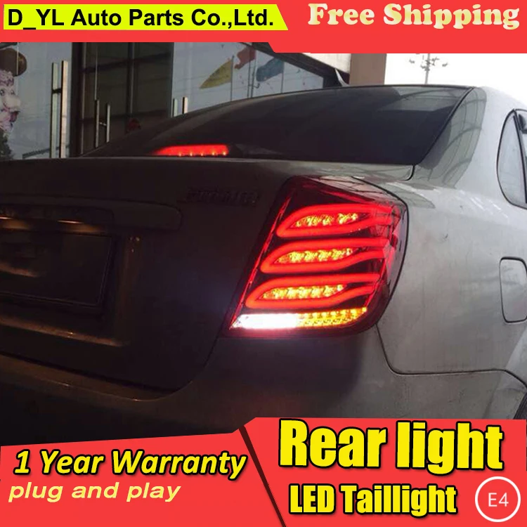 

D_YL Car Styling for Chevrolet Lacetti Taillights 2008-2014 New Lacetti LED Tail Lamp Rear Lamp DRL+Brake+Park+Signal led light