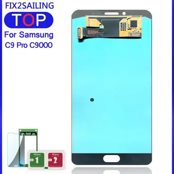 New Lcd For Samsung Galaxy C9 Pro C9000 Screen Super AMOLED LCD Display 100% Tested Working Touch Screen Assembly Tempered Glass
New Lcd For Samsung Galaxy C9 Pro C9000 Screen Super AMOLED LCD Display 100% Tested Working Touch Screen Assembly Tempered Glass