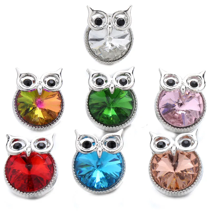 5pcs/lot New 18mm Snap Button Jewelry Alloy Rhinestone Cute Owl Snap Button Fit 20mm 18mm Snap Bracelet Necklace
5pcs/lot New 18mm Snap Button Jewelry Alloy Rhinestone Cute Owl Snap Button Fit 20mm 18mm Snap Bracelet Necklace