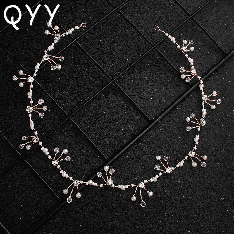 QYY Crystal Rhinestone Handmade Vine Wedding Headband Bridal Hair Accessories Hair Jewelry Bridesmaid Headpieces Tiara for Women
QYY Crystal Rhinestone Handmade Vine Wedding Headband Bridal Hair Accessories Hair Jewelry Bridesmaid Headpieces Tiara for Women