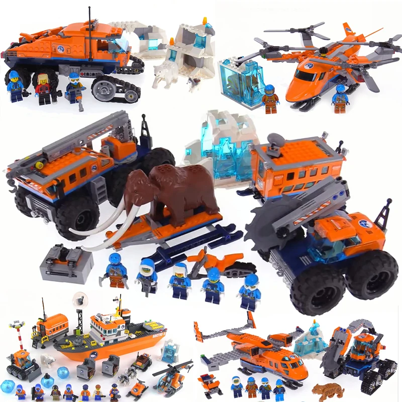 Compatible with legoing City Arctic Snow Base Camp Building Blocks Mini Bricks Figures Model Educational Toys gifts for Children
Compatible with legoing City Arctic Snow Base Camp Building Blocks Mini Bricks Figures Model Educational Toys gifts for Children