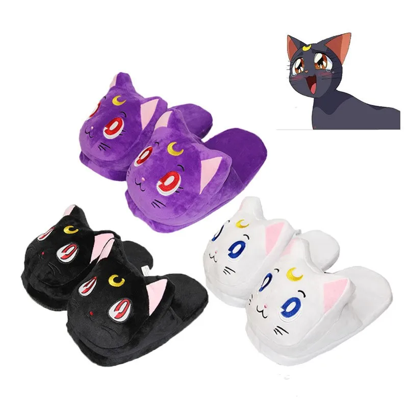 Anime Sailor Moon Cosplay Prop Luna Cat Cos Slippers Warm Cotton Slippers Fans Collection Drop Ship
Anime Sailor Moon Cosplay Prop Luna Cat Cos Slippers Warm Cotton Slippers Fans Collection Drop Ship