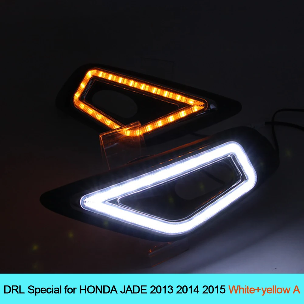 Car LED DRL Waterproof ABS Super bright 12V LED Daytime Running Light for HONDA JADE 2013 2014 2015
Car LED DRL Waterproof ABS Super bright 12V LED Daytime Running Light for HONDA JADE 2013 2014 2015