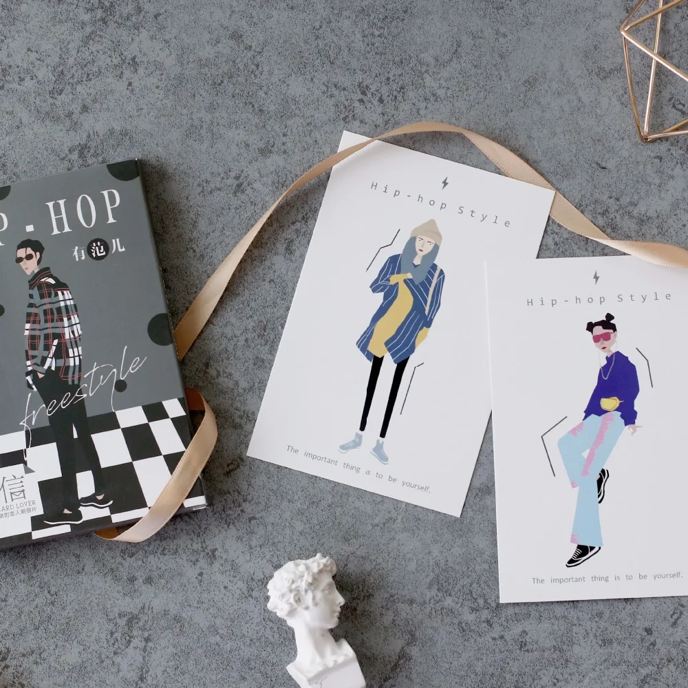 30Sheets/Set Hip-hop Style Swag Postcard/Greeting Card/Message Card/Birthday Letter Envelope Gift Card
30Sheets/Set Hip-hop Style Swag Postcard/Greeting Card/Message Card/Birthday Letter Envelope Gift Card