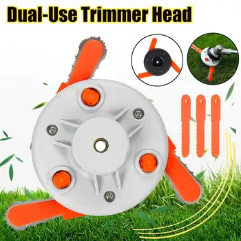 Newest Dual Use Powers Grass Trimmer Head Plastic Chain Saw with Nylon Line Cutter for Lawnmow
Newest Dual Use Powers Grass Trimmer Head Plastic Chain Saw with Nylon Line Cutter for Lawnmow
