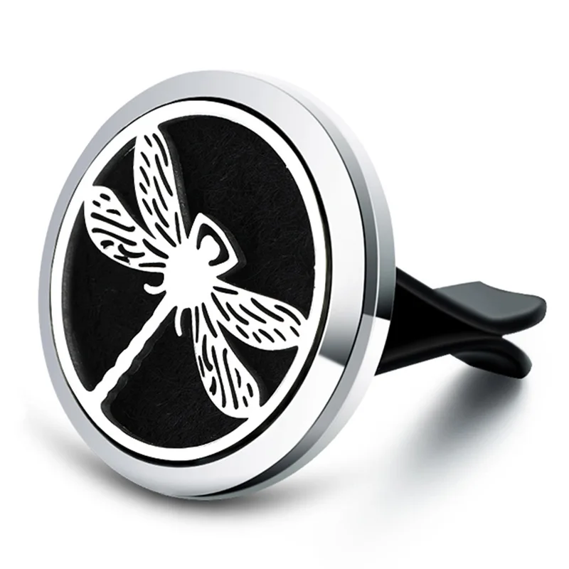 New Car Aroma Diffuser Dragonfly Air Freshener Stainless Steel Essential Oil Diffuser Car Clip Aromatherapy Pendant Open Locket
New Car Aroma Diffuser Dragonfly Air Freshener Stainless Steel Essential Oil Diffuser Car Clip Aromatherapy Pendant Open Locket