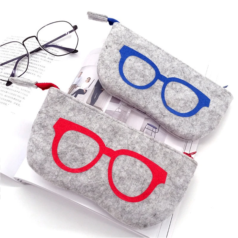 Felt Glasses Bag 5 Color Zipper Sunglasses Storage Bag Multifunction Eyewear Cases Custom Logo
Felt Glasses Bag 5 Color Zipper Sunglasses Storage Bag Multifunction Eyewear Cases Custom Logo