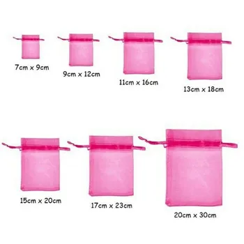 100PCS 7x9 9x12 10x15 11x16 13x18 15x20 17x23 CM Organza Bags Jewelry Packaging Bags Scented Sachet Gift Pouches 7Z
100PCS 7x9 9x12 10x15 11x16 13x18 15x20 17x23 CM Organza Bags Jewelry Packaging Bags Scented Sachet Gift Pouches 7Z
