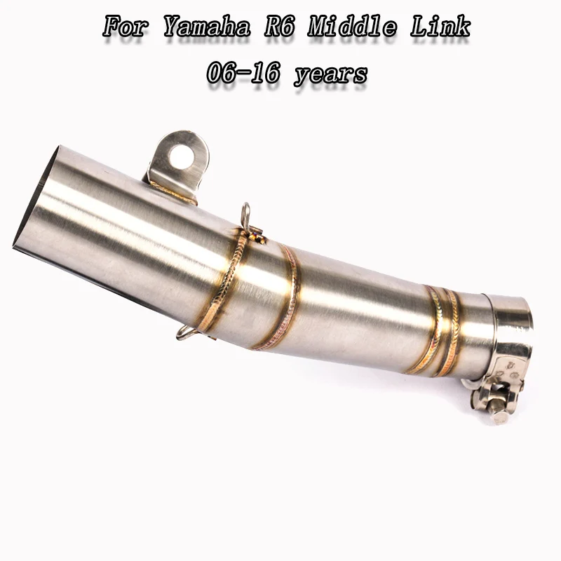 Slip On For Yamaha R1 YZF-R6 1998 - 2019 Motorcycle Exhaust Muffler Escape Modified Stainless Steel Connector Middle Link Pipe
Slip On For Yamaha R1 YZF-R6 1998 - 2019 Motorcycle Exhaust Muffler Escape Modified Stainless Steel Connector Middle Link Pipe