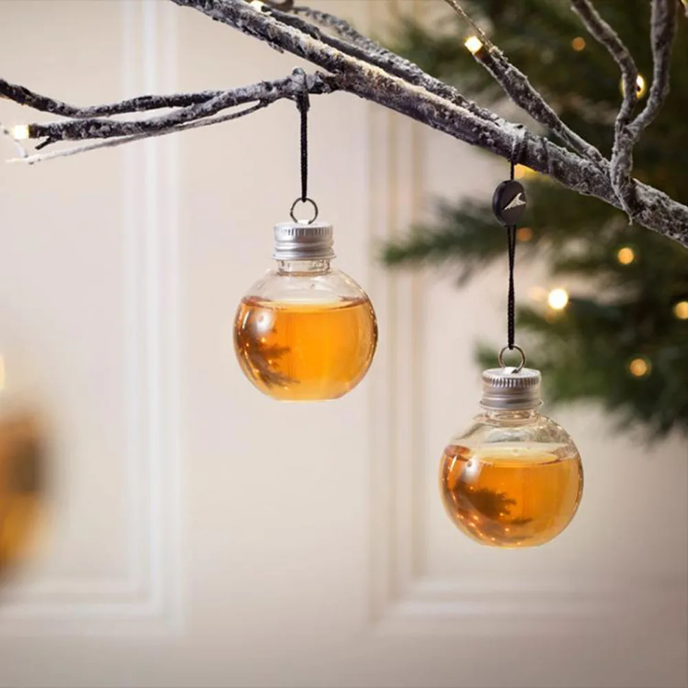 1/6 Pack Booze Filled Christmas Tree Ornaments Water Bottle Milk Juice Bulbs Cup Leak-proof Bottle Party Copo criativo52
1/6 Pack Booze Filled Christmas Tree Ornaments Water Bottle Milk Juice Bulbs Cup Leak-proof Bottle Party Copo criativo52
