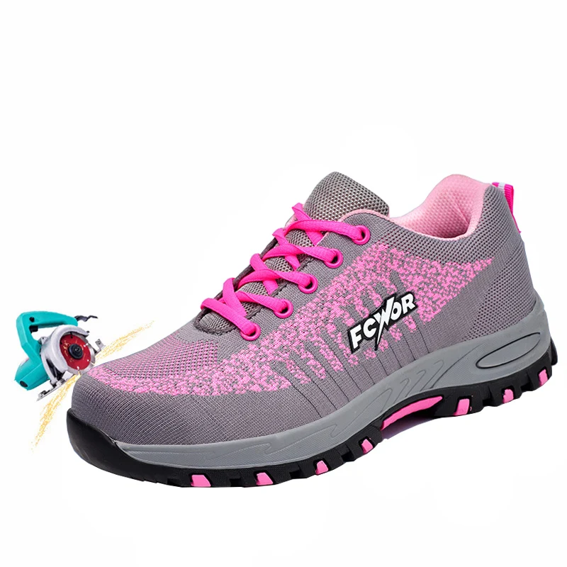 Safety Shoes Women Flying Woven Breathable Work Shoes Smashing Anti-puncture Autumn And Winter Steel Toe Caps Safety Shoes
Safety Shoes Women Flying Woven Breathable Work Shoes Smashing Anti-puncture Autumn And Winter Steel Toe Caps Safety Shoes