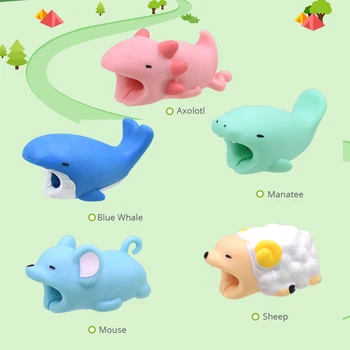 TISHRIC Cute Animal Cable Protector Charger Protector Cable Chompers Protective USB Cable Protector Cord Wire For Iphone
TISHRIC Cute Animal Cable Protector Charger Protector Cable Chompers Protective USB Cable Protector Cord Wire For Iphone