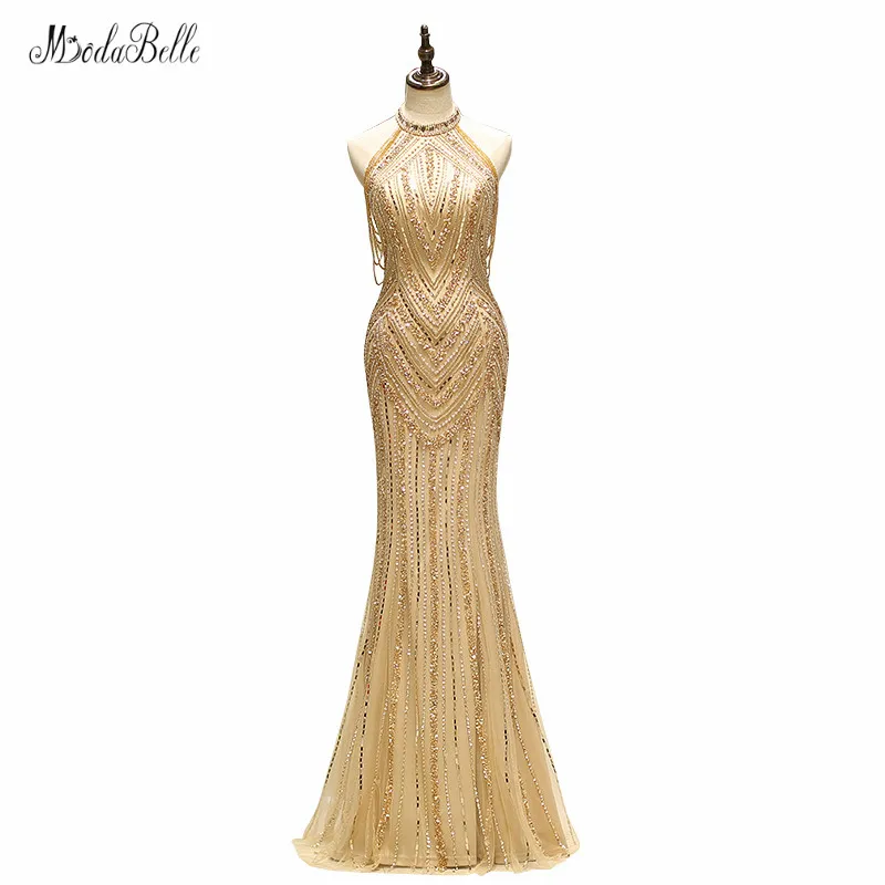 modabelle Sexy Evening Dress O-neck Abendkleider Lange Kristall Off Shoulder Crystals Sequins Mermaid Gold Dress Long Lange Jurk
modabelle Sexy Evening Dress O-neck Abendkleider Lange Kristall Off Shoulder Crystals Sequins Mermaid Gold Dress Long Lange Jurk