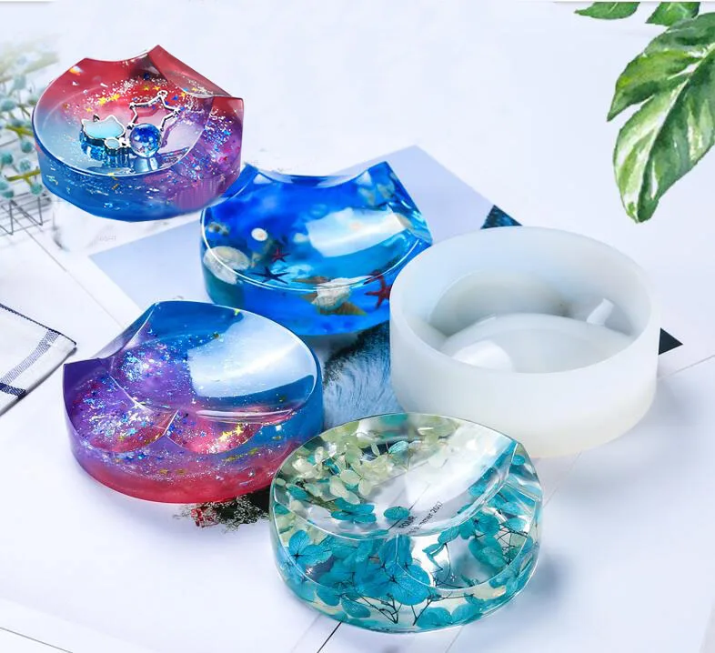 New Transparent Silicone Mould Dried Flower Resin Decorative Craft DIY Storage table ashtray Mold epoxy resin molds for jewelry
New Transparent Silicone Mould Dried Flower Resin Decorative Craft DIY Storage table ashtray Mold epoxy resin molds for jewelry