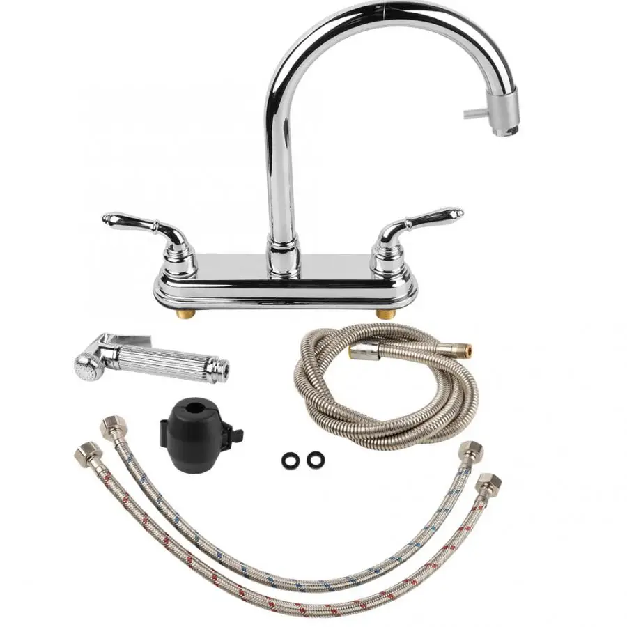 Copper Kitchen Basin Sink Silver Tap Water Spout Faucet Three-piece Shower Bathroom Water Head Set 
Copper Kitchen Basin Sink Silver Tap Water Spout Faucet Three-piece Shower Bathroom Water Head Set