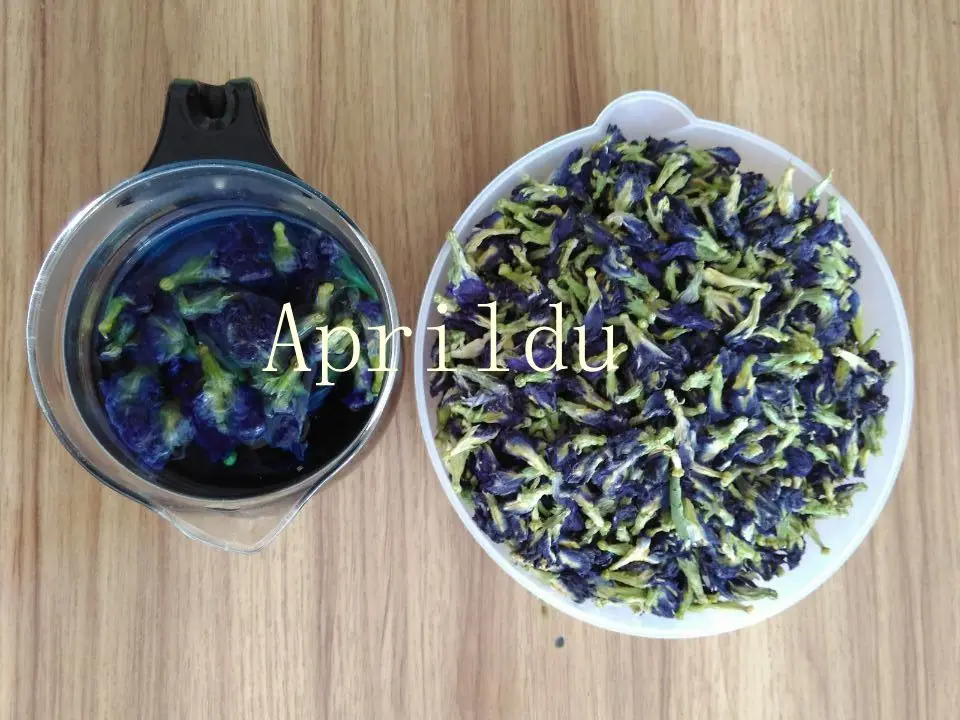 Чай Clitoria Terna чай из гороха с синими бабочками сушеный цветок kordofan Таиланд