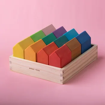 BBK Rainbow Small House Original Design Handmade Environmental Protection Children Building Block Toys Home Boys and Girls Toys
BBK Rainbow Small House Original Design Handmade Environmental Protection Children Building Block Toys Home Boys and Girls Toys