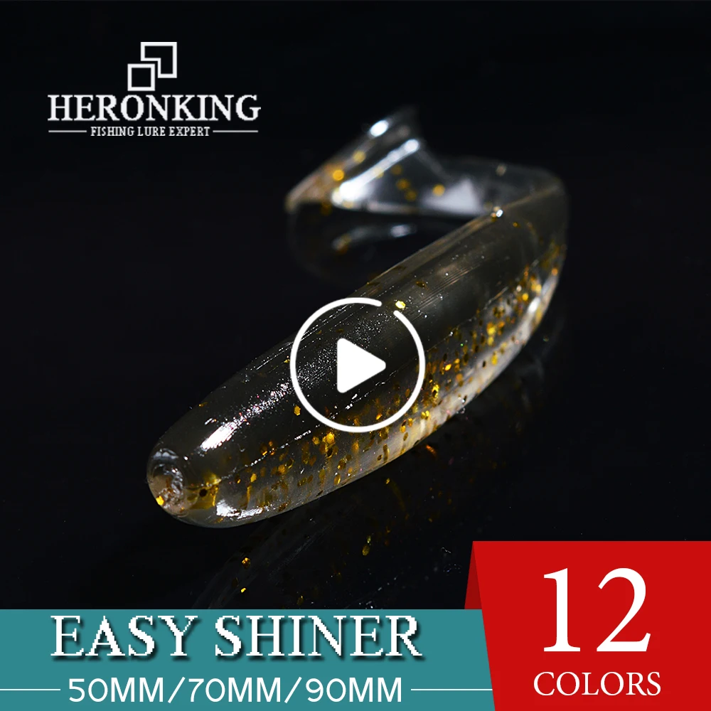 Heronking Easy shiner Shad 50mm 70mm 90mm Fishing Soft Lure Wobbler Carp Fishing T Tail Swimbait Artificial Silicone Bass Lures
Heronking Easy shiner Shad 50mm 70mm 90mm Fishing Soft Lure Wobbler Carp Fishing T Tail Swimbait Artificial Silicone Bass Lures