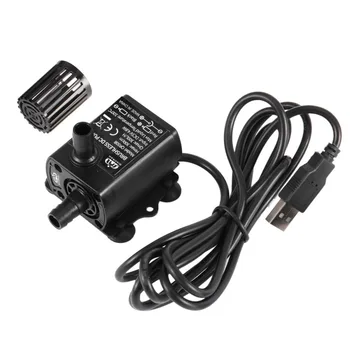 10 PC Ultra-quiet USB Mini Brushless DC Water Pump Submersible Fountain Aquarium Circulating DC5V 2.4W /4.8W 250L/H Lift 2m
10 PC Ultra-quiet USB Mini Brushless DC Water Pump Submersible Fountain Aquarium Circulating DC5V 2.4W /4.8W 250L/H Lift 2m