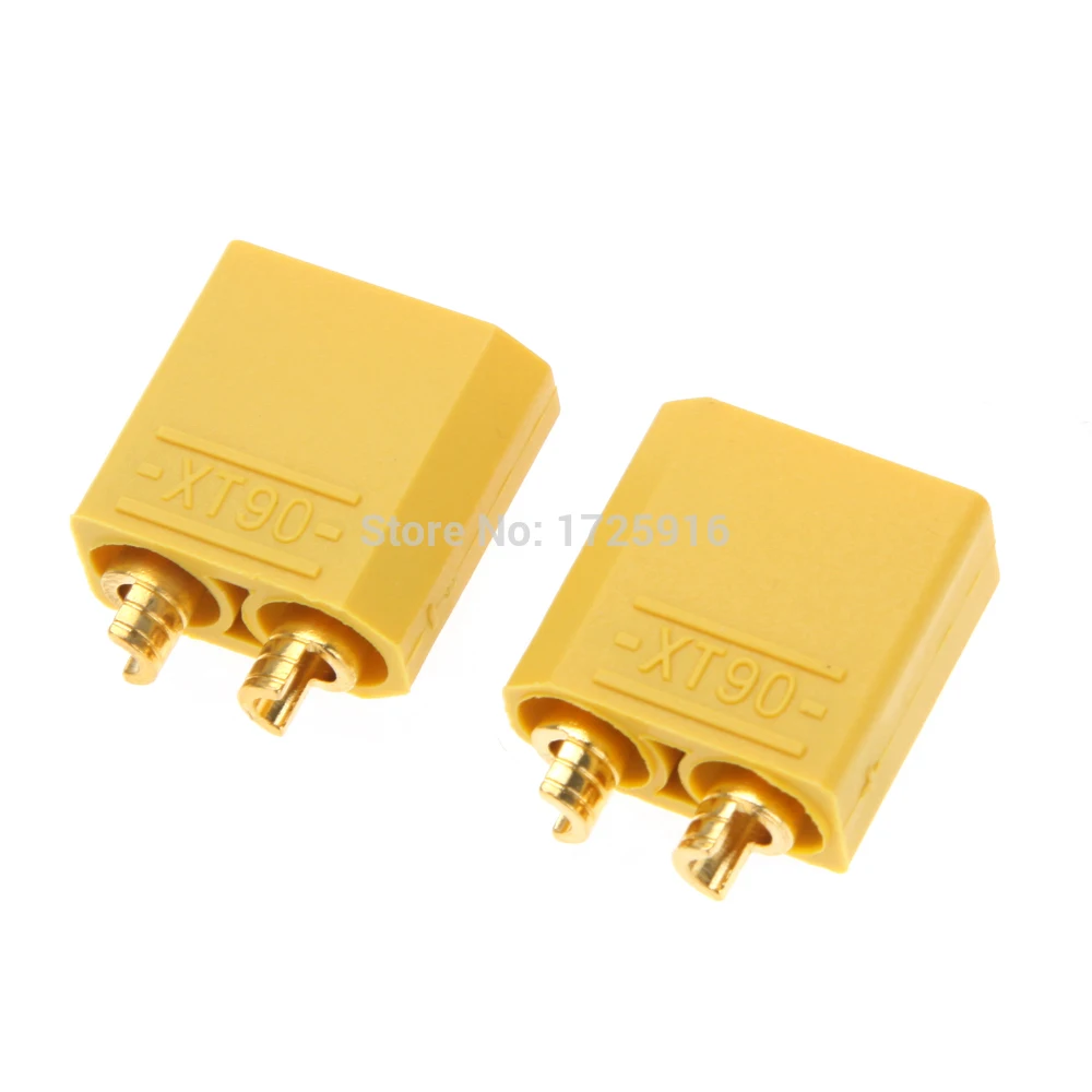 10 Pairs XT90 Battery Connector Set 4.5mm Male Female Gold Plated Banana Plug
10 Pairs XT90 Battery Connector Set 4.5mm Male Female Gold Plated Banana Plug