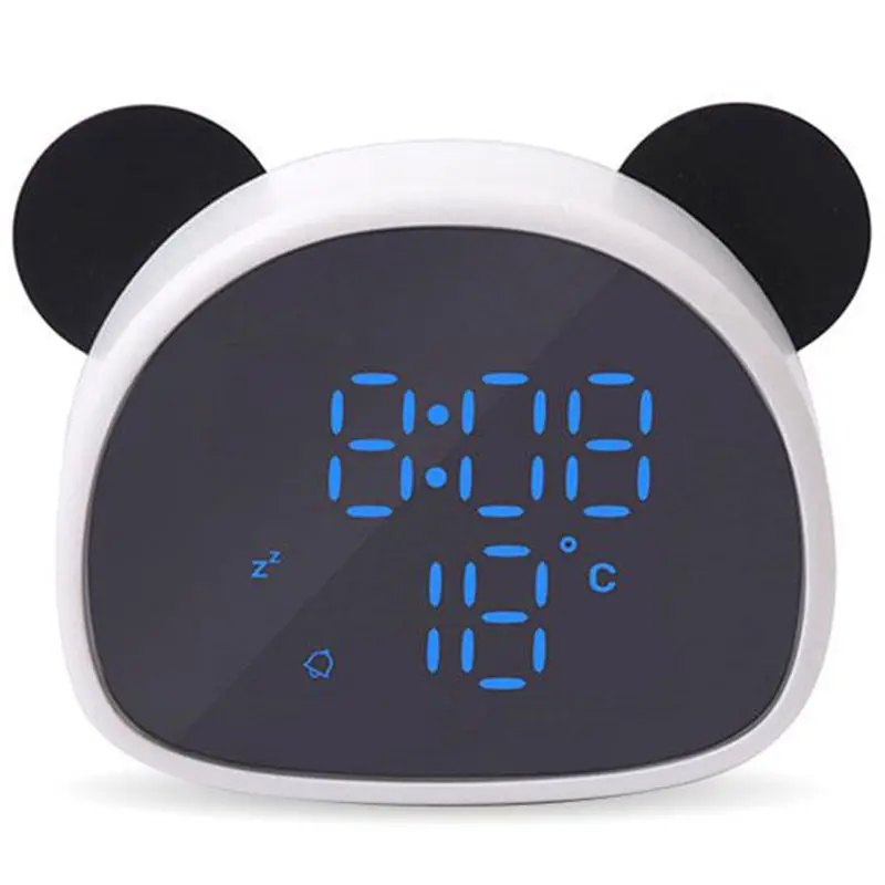 Electronic Digital Led Alarm Clock Creative Cartoon Panda Mirror Clock Snooze Voice Recording Home Decor For Children'S Gift
Electronic Digital Led Alarm Clock Creative Cartoon Panda Mirror Clock Snooze Voice Recording Home Decor For Children'S Gift