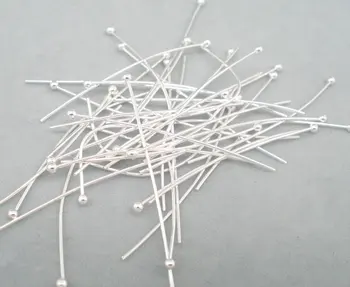 Copper Ball Head Pins Silver Plated 3.5cm(1 3/8") long, 0.5mm ( gauge), 35 PCs new
Copper Ball Head Pins Silver Plated 3.5cm(1 3/8") long, 0.5mm ( gauge), 35 PCs new