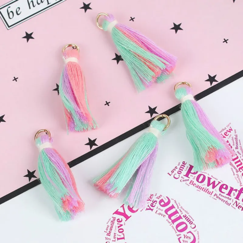 DoreenBeads Bohemian Cotton Pendants Tassel Color Matching W/ Jump Round DIY Fashion Jewelry Findings 35mm(1 3/8"), 20 PCs
DoreenBeads Bohemian Cotton Pendants Tassel Color Matching W/ Jump Round DIY Fashion Jewelry Findings 35mm(1 3/8"), 20 PCs