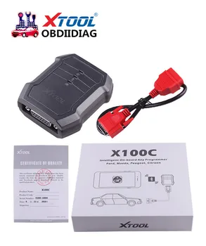 Original XTOOL X100C Auto Key Programmer for iOS Android better than F100 F102 F108 X100 C Pin Code Reader Xtool X-100 C
Original XTOOL X100C Auto Key Programmer for iOS Android better than F100 F102 F108 X100 C Pin Code Reader Xtool X-100 C