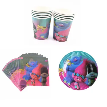 40Pcs Troll Cartoon Birthday Party Decor Kids Disposable Tableware Set Napkin Cup Plate Party Supplies Baby Shower Wedding Decor 
40Pcs Troll Cartoon Birthday Party Decor Kids Disposable Tableware Set Napkin Cup Plate Party Supplies Baby Shower Wedding Decor