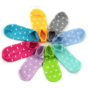 5Pair/Lot Women Socks Short Candy Color Dot Socks Casual Heart Ankle Low Cut Socks For Women Femininas
5Pair/Lot Women Socks Short Candy Color Dot Socks Casual Heart Ankle Low Cut Socks For Women Femininas