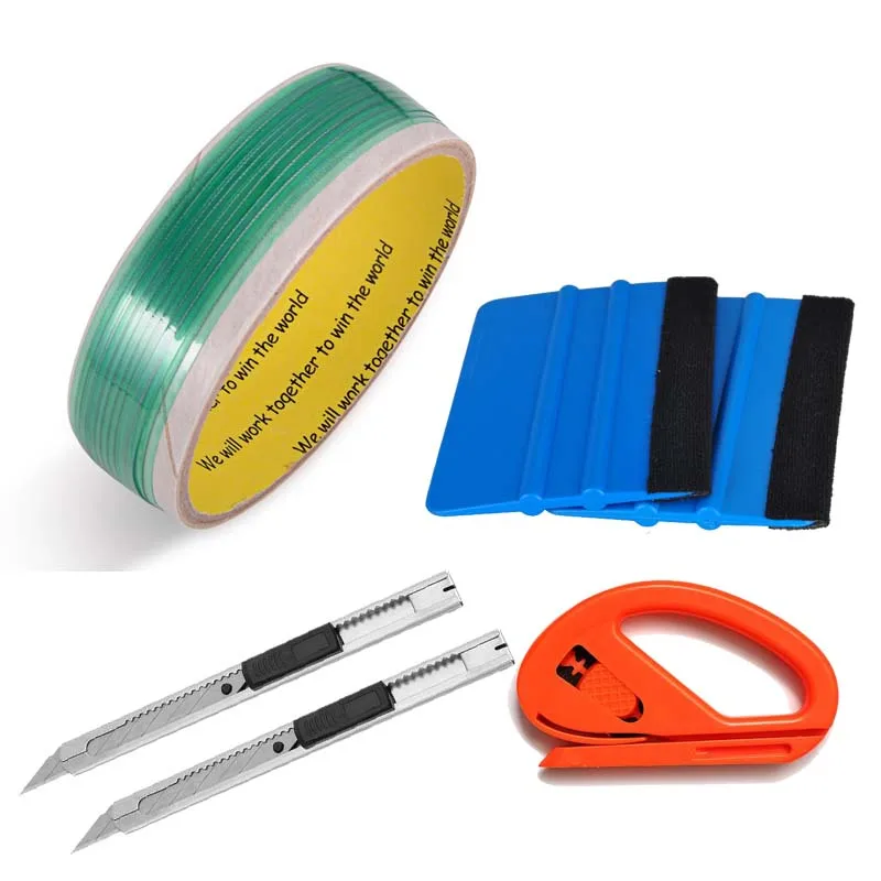2PCS Suede Felt Squeegee+5M Knifeless Tape Design Line Car Stickers Cutting Tape Carbon Vinyl Car Film Wrap DIY Styling
2PCS Suede Felt Squeegee+5M Knifeless Tape Design Line Car Stickers Cutting Tape Carbon Vinyl Car Film Wrap DIY Styling