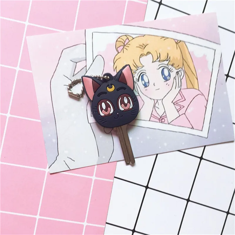Anime Sailor Moon Luna Cat Car Keychain Cute Keyrings Bag Pendant Creative Key Cover Fashion Accessory Christmas Gift For Woman
Anime Sailor Moon Luna Cat Car Keychain Cute Keyrings Bag Pendant Creative Key Cover Fashion Accessory Christmas Gift For Woman