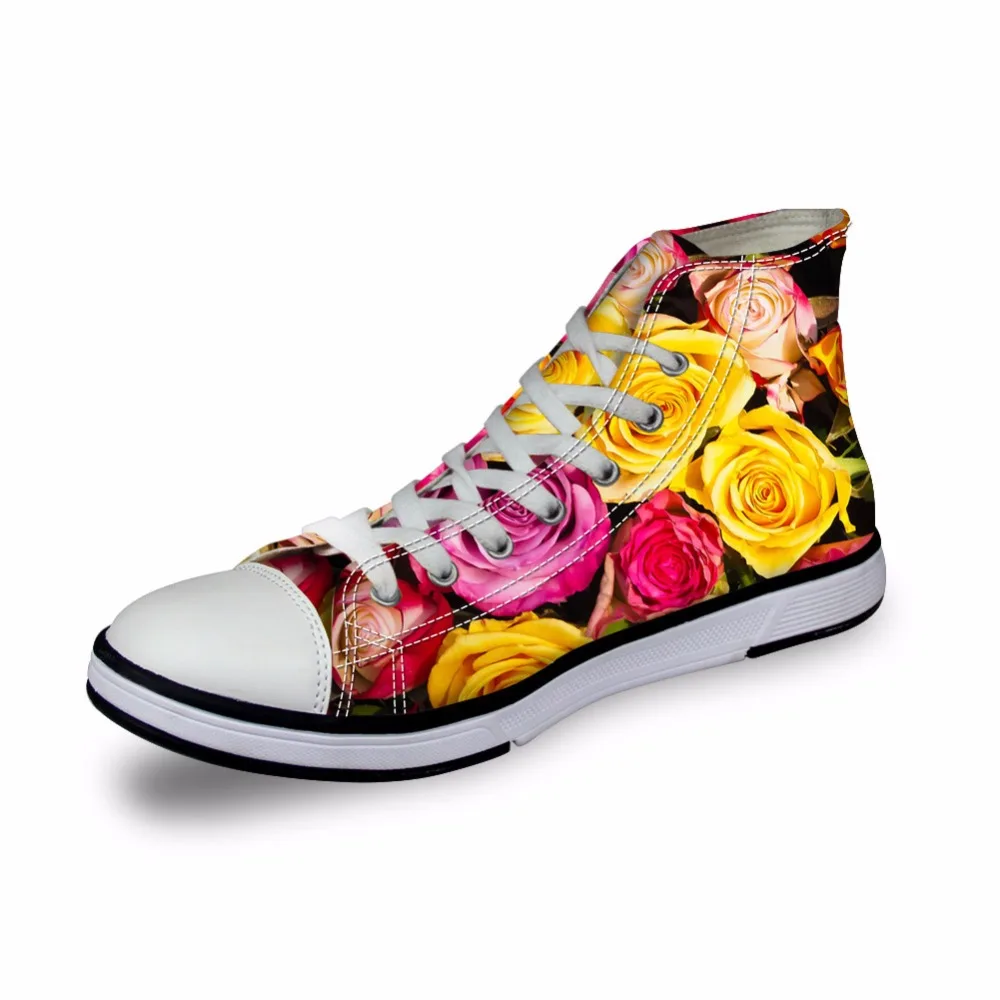 Noisydesigns Girls sneakers women casual vintage vulcanized shoes high top yellow red pink rose flower 3D print flat canvas shoe
Noisydesigns Girls sneakers women casual vintage vulcanized shoes high top yellow red pink rose flower 3D print flat canvas shoe