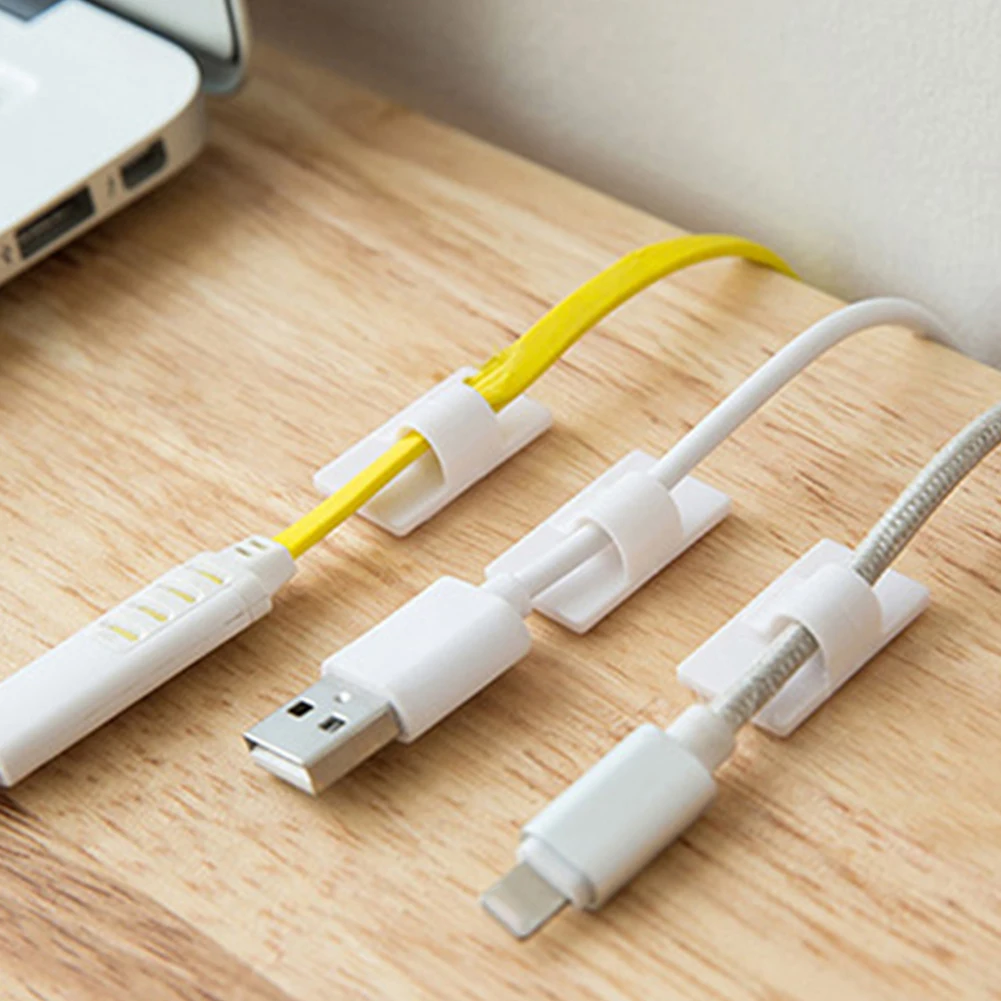 Portable Cable Holder White Organizer Home Clip Multifunction Self-adhesive Fixed Office Storage Desktop Hooks Management
Portable Cable Holder White Organizer Home Clip Multifunction Self-adhesive Fixed Office Storage Desktop Hooks Management
