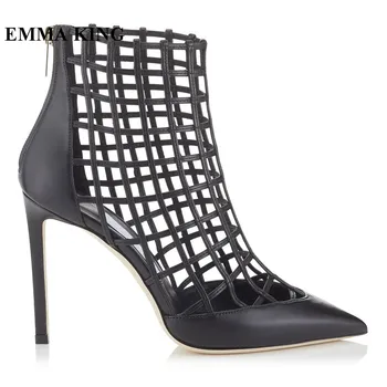 EMMA KING Rome Style Cut-out Pointy Toe Summer Sandals Boots Sexy Hollow Out High Heels Lady Dress Gladiator Ankle Booties Women
EMMA KING Rome Style Cut-out Pointy Toe Summer Sandals Boots Sexy Hollow Out High Heels Lady Dress Gladiator Ankle Booties Women