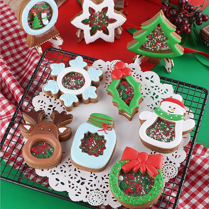 9 Sets Christmas Cookie Cutter With Spray Pattern Stainless Steel Cookie Mold DIY Baking Cutter Fondant Biscuit Cutter bakeware
9 Sets Christmas Cookie Cutter With Spray Pattern Stainless Steel Cookie Mold DIY Baking Cutter Fondant Biscuit Cutter bakeware