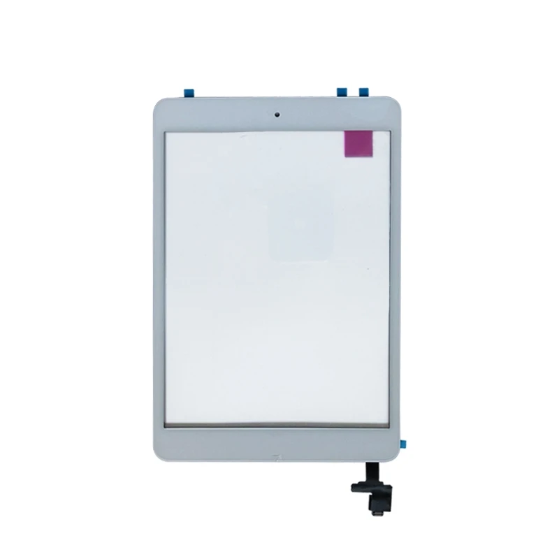 IPHT0209 For ipad Mini 1 Touch Glass Screen Digitizer Home Button Assembly with IC conector + Home button flex (1)