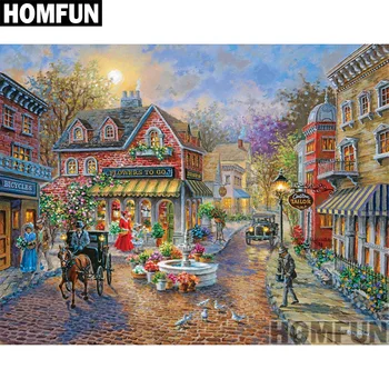 HOMFUN Full Square/Round Drill 5D DIY Diamond Painting "Beautiful town" 3D Embroidery Cross Stitch 5D Home Decor A00863
HOMFUN Full Square/Round Drill 5D DIY Diamond Painting "Beautiful town" 3D Embroidery Cross Stitch 5D Home Decor A00863