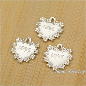 Free shipping 100pcs Charm lovely heart Pendant bright silver Zinc Alloy Fits Bracelet Necklace DIY Metal Jewelry Finding JC617
Free shipping 100pcs Charm lovely heart Pendant bright silver Zinc Alloy Fits Bracelet Necklace DIY Metal Jewelry Finding JC617