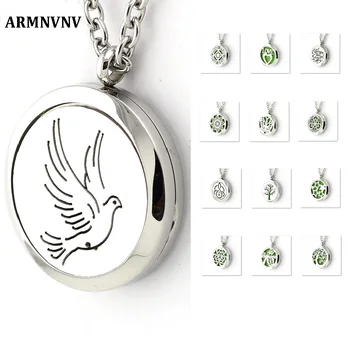 ARMNVNV 10PCS/LOT 30mm Stainless Steel Lucky Bird of peace Perfume Locket Aromatherapy Essential Oil Diffuser Necklace Pendant
ARMNVNV 10PCS/LOT 30mm Stainless Steel Lucky Bird of peace Perfume Locket Aromatherapy Essential Oil Diffuser Necklace Pendant