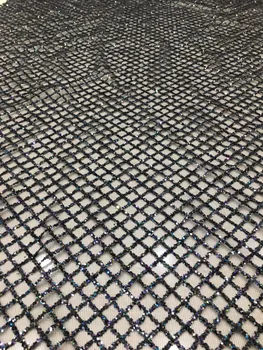 Glued glitter sequins African French Lace Fabric High Quality African Tulle Lace Fabric for party dress
Glued glitter sequins African French Lace Fabric High Quality African Tulle Lace Fabric for party dress