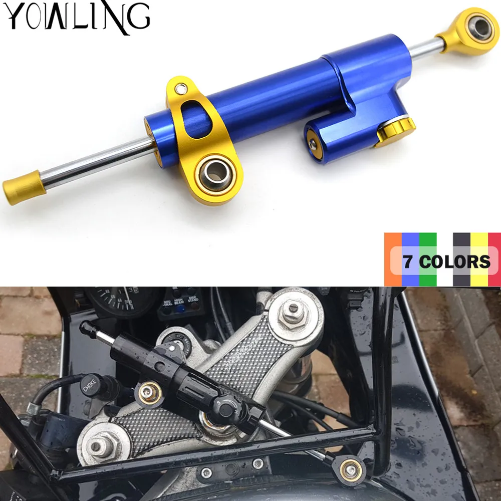 Universal Adjustable Motorcycle Steering Damper Stabilizer Adjustable For Ducati Monster 795 Kawasaki Versys1000 KTM 390 Duke
Universal Adjustable Motorcycle Steering Damper Stabilizer Adjustable For Ducati Monster 795 Kawasaki Versys1000 KTM 390 Duke