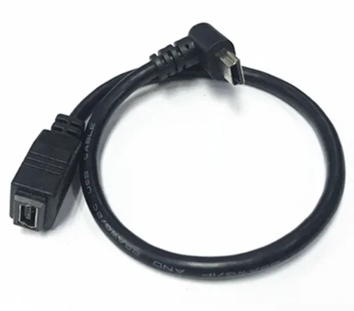 5pin Elbow MiniUSB Cord Extension Cable 90 Degrees Male and Female USB Cable Data Charging 30cm
5pin Elbow MiniUSB Cord Extension Cable 90 Degrees Male and Female USB Cable Data Charging 30cm