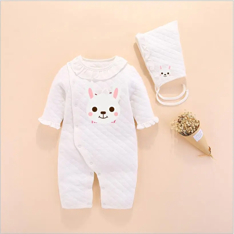 Winter Herfst Meisje Kleding baby clothing cute princess clother baby cotton romper Meisjes Kleding Baby Jumpsuit + Hoeden
Winter Herfst Meisje Kleding baby clothing cute princess clother baby cotton romper Meisjes Kleding Baby Jumpsuit + Hoeden