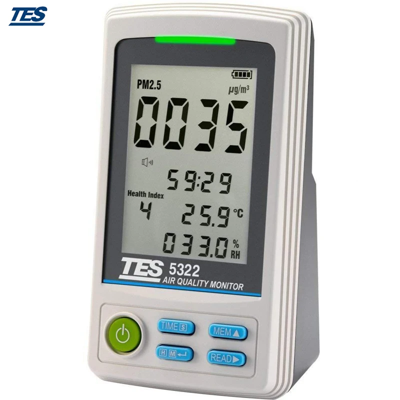 TES5322A мелкодисперсные частицы PM2.5 контроль качества воздуха Измерение смешанных