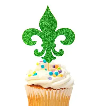 Glitter Fleur De Lis birthday cupcake toppers baptism Christening party decoration doughnut food picks
Glitter Fleur De Lis birthday cupcake toppers baptism Christening party decoration doughnut food picks